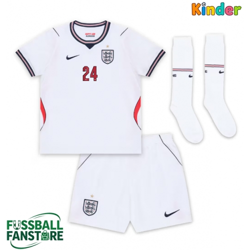 England Reece James #24 Replik Heimtrikot Kinder WM 2026 Kurzarm (+ Kurze Hosen)